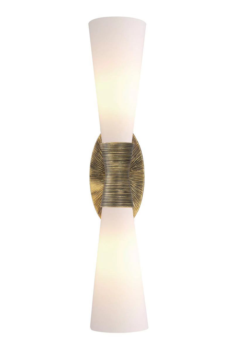White Glass Wall Lamp | Eichholtz Nolita | OROA TRADE