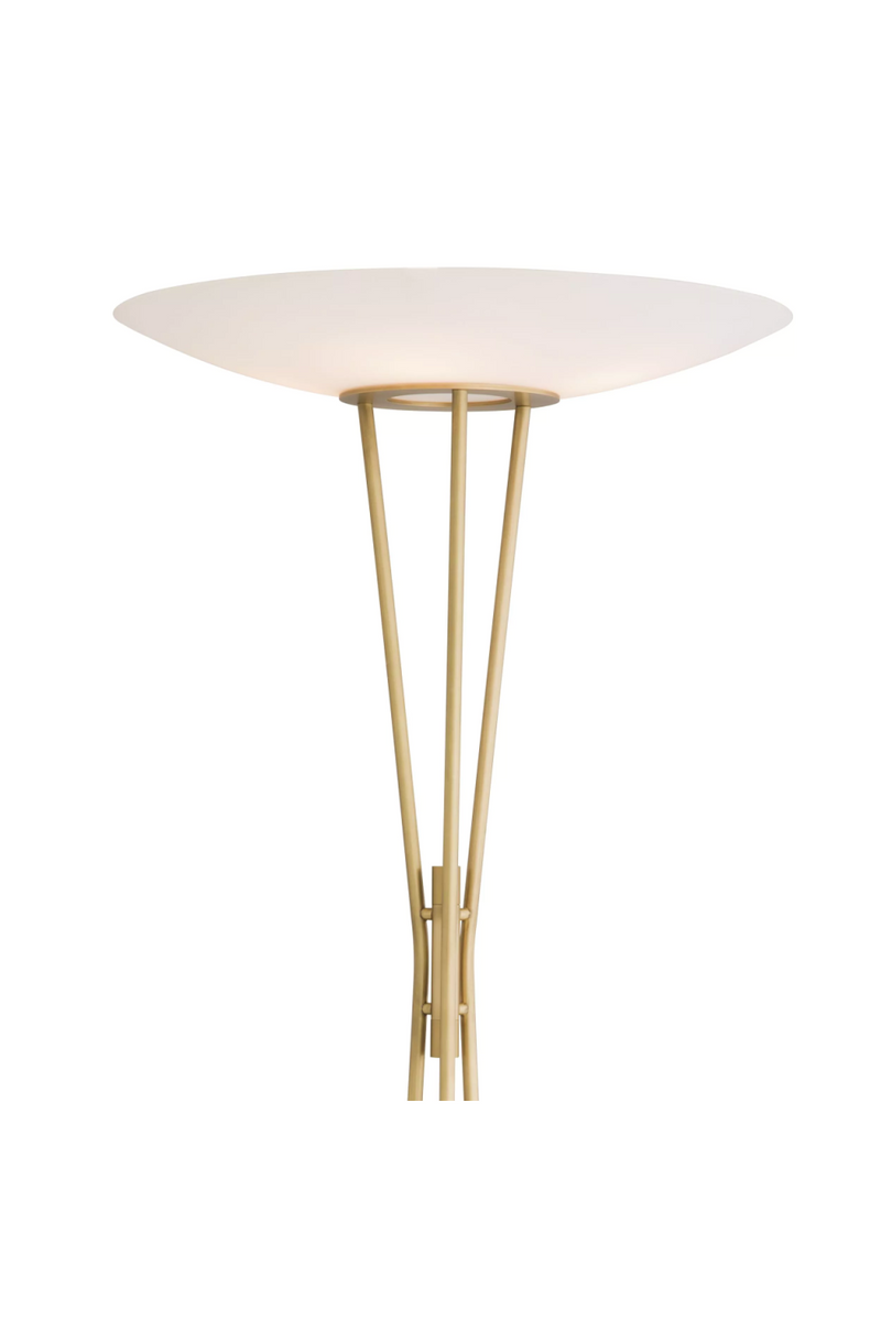 White Glass Floor Lamp | Eichholtz Collina | Oroatrade.com