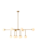 White Glass Orbs Chandelier | Eichholtz Aram | Oroatrade.com