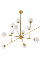 White Glass Orbs Chandelier | Eichholtz Aram | Oroatrade.com