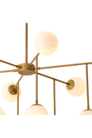 White Glass Orbs Chandelier | Eichholtz Aram | Oroatrade.com