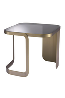 Architectural Brass Framed Side Table | Eichholtz Numa | OROA TRADE