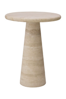 Natural Limestone Pedestal Side Table | Eichholtz Adriana | OROA TRADE