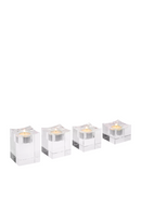 Crystal Tealight Holder Set (4) | Eichholtz Giancarlo | Oroatrade.com