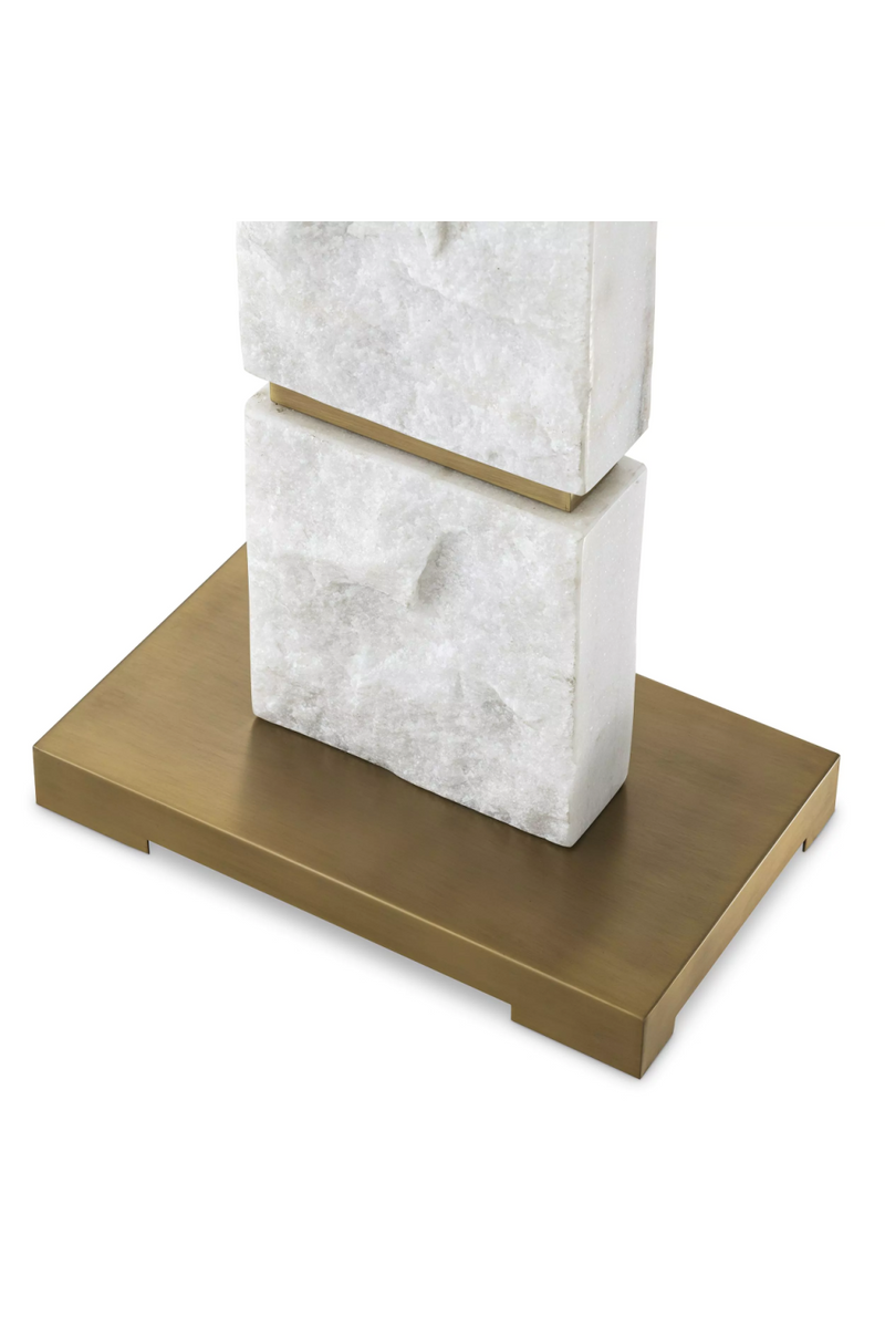 Sculptural Marble Floor Lamp | Eichholtz Newton | OROATRADE.com