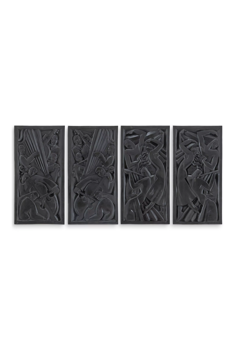 Carved Bronze Wall Objects (4) | Eichholtz Senza Tempo | Oroatrade.com