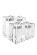 Crystal Tealight Holder Set (4) | Eichholtz Giancarlo | Oroatrade.com