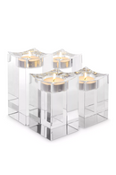 Crystal Tealight Holder Set (4) | Eichholtz Giancarlo | Oroatrade.com