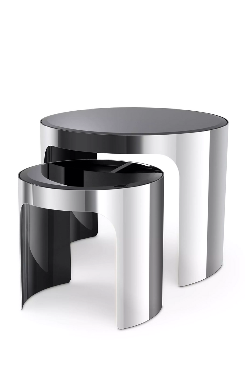 Bevelled Glass Side Tables (2) | Eichholtz Piemonte | Oroatrade.com