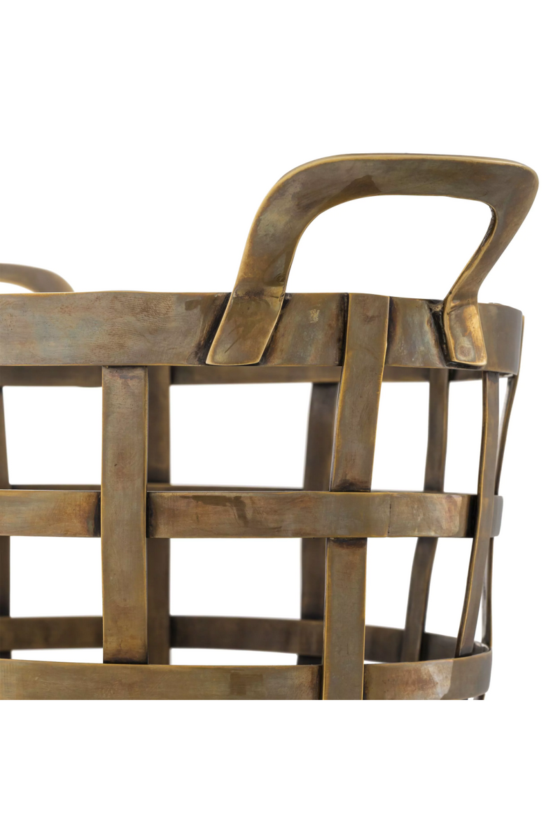 Vintage Brass Basket | Eichholtz Vreeland | Oroatrade.com