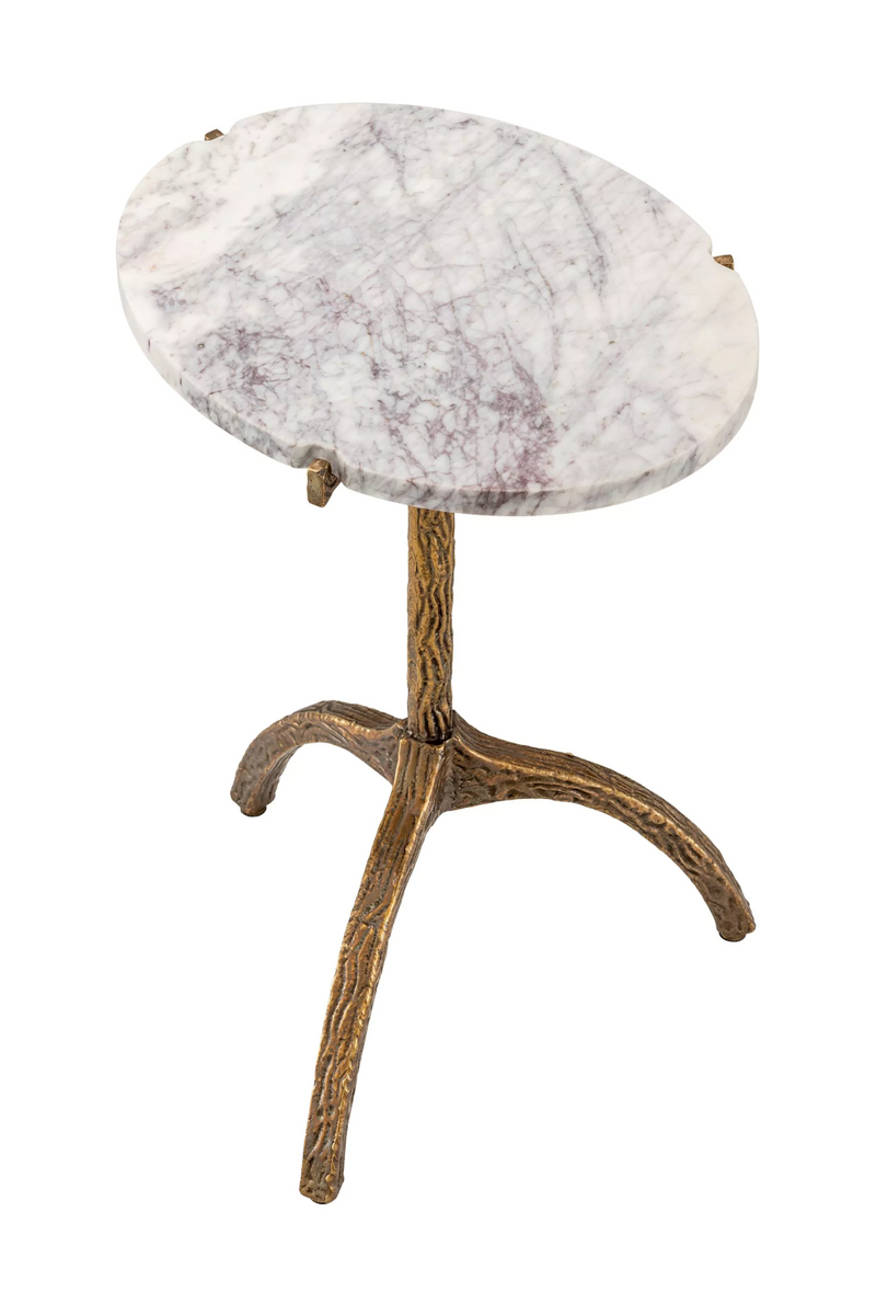 Marble Oval Side Table | Eichholtz Cortina | Oroatrade.com