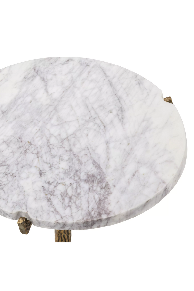 Marble Oval Side Table | Eichholtz Cortina | Oroatrade.com