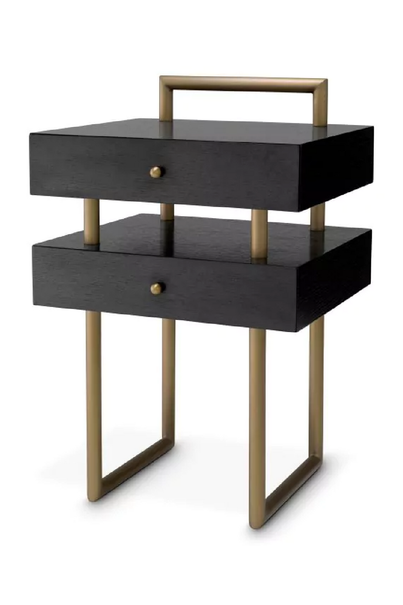 Contemporary Oak Side Table | Eichholtz Bedini | Oroatrade.com