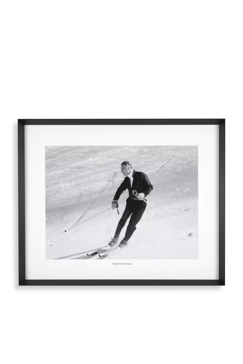Skiing Figure Photographic Artwork | Eichholtz Agnelli Hits The Slopes | Oroatrade.com