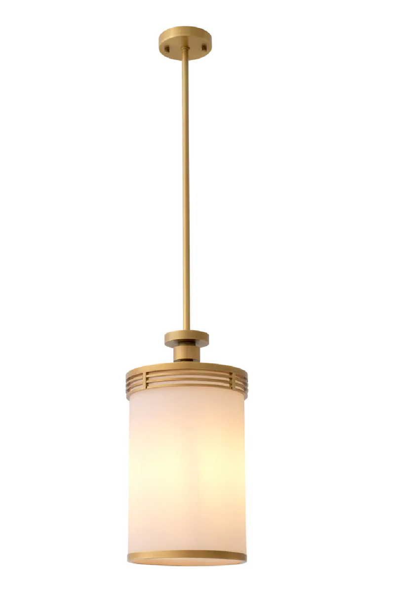 White Glass Modern Pendant Lamp | Eichholtz Fayence | Oroatrade.com