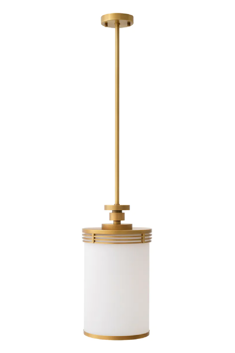 White Glass Modern Pendant Lamp | Eichholtz Fayence | Oroatrade.com