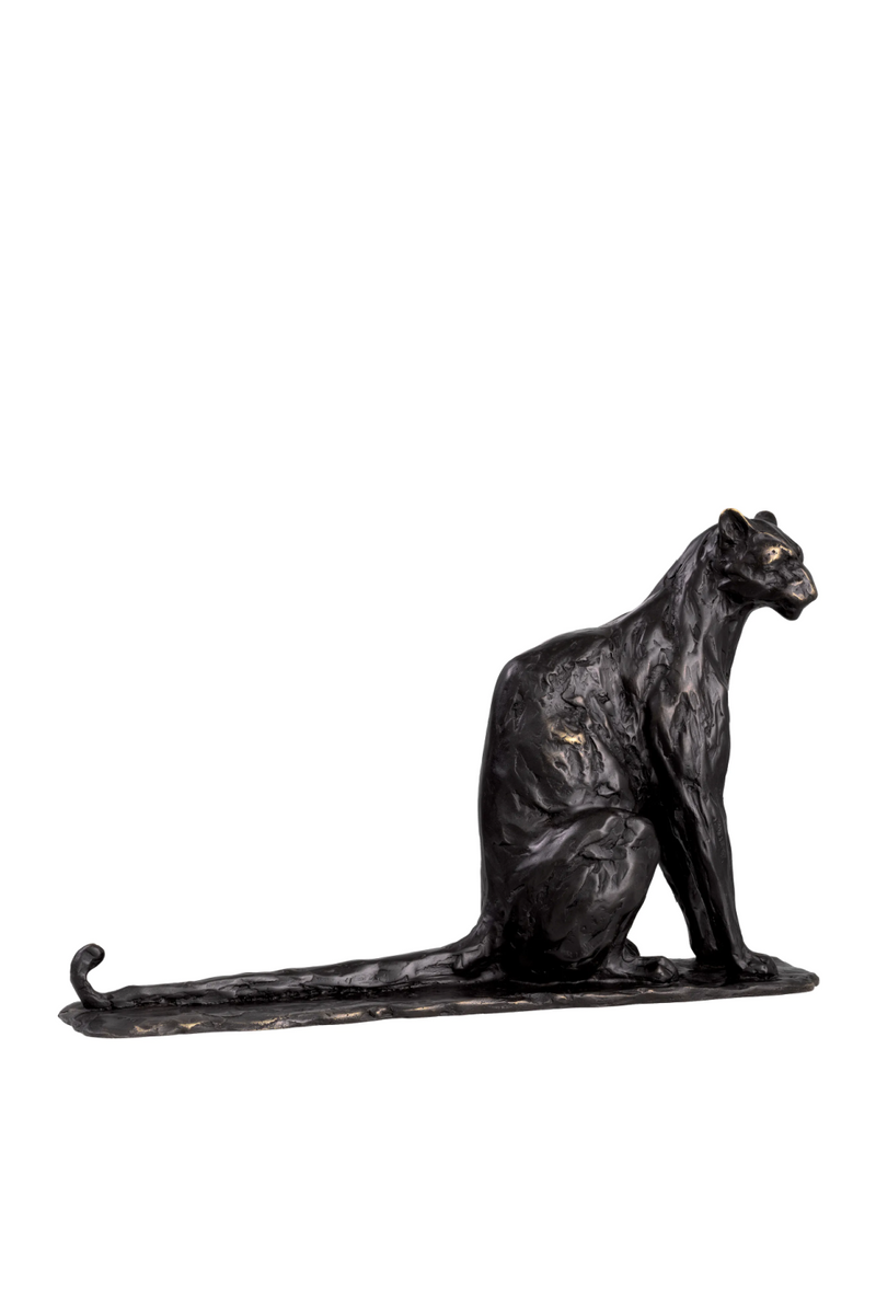 Bronze Decorative Sculpture | Eichholtz Sitting Panther | Oroatrade.com