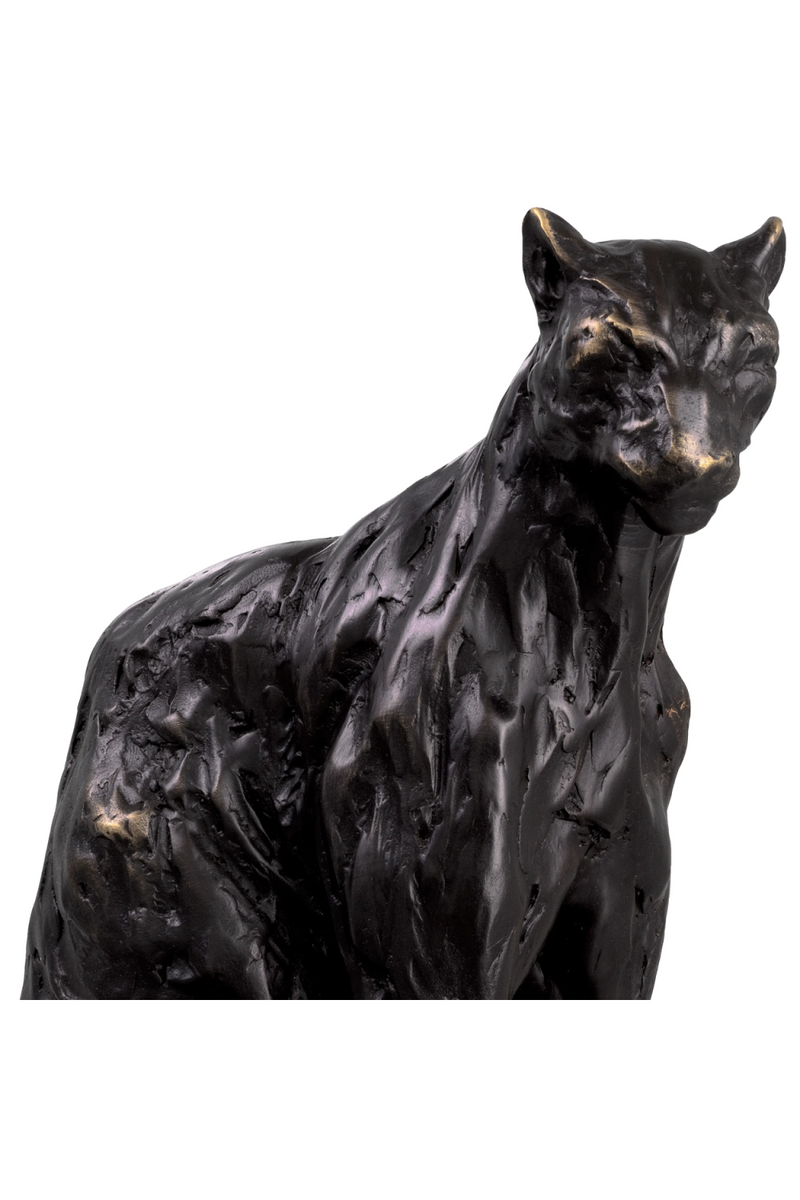 Bronze Decorative Sculpture | Eichholtz Sitting Panther | Oroatrade.com