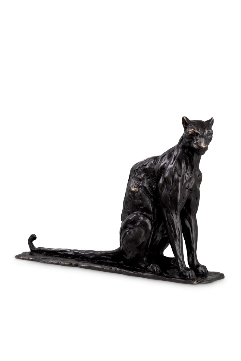 Bronze Decorative Sculpture | Eichholtz Sitting Panther | Oroatrade.com