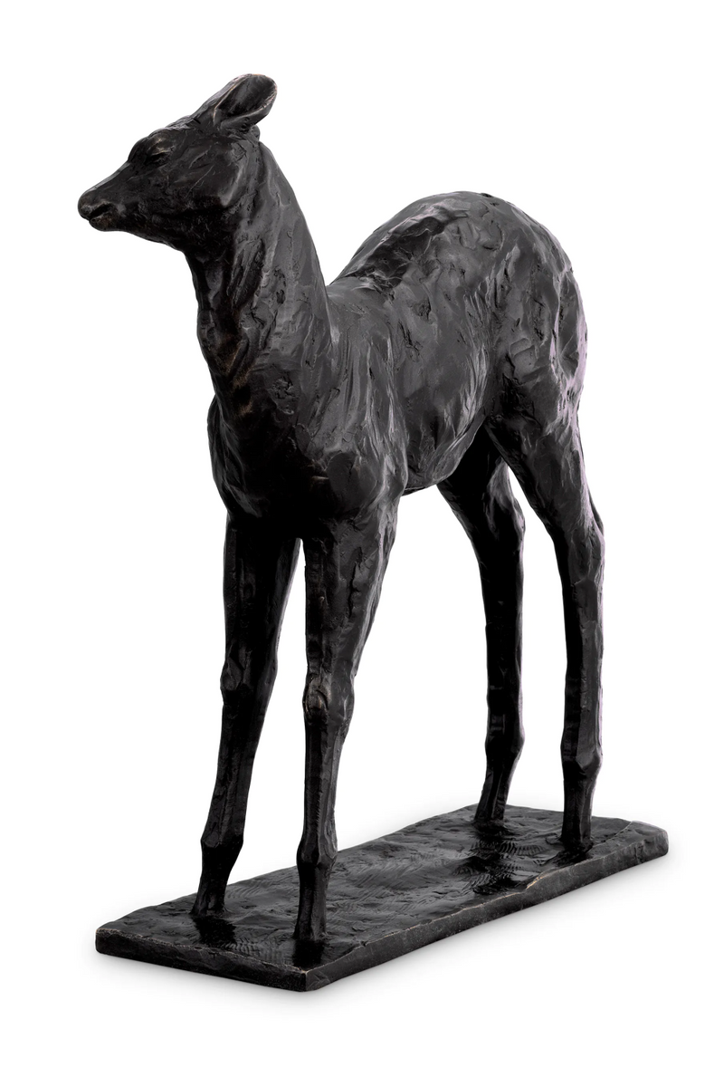 Bronze Patina Sculpture | Eichholtz Deer | Oroatrade.com