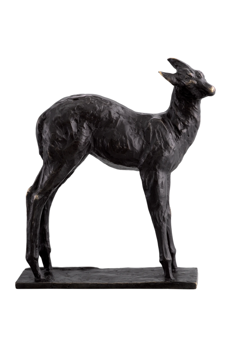 Bronze Patina Sculpture | Eichholtz Deer | Oroatrade.com