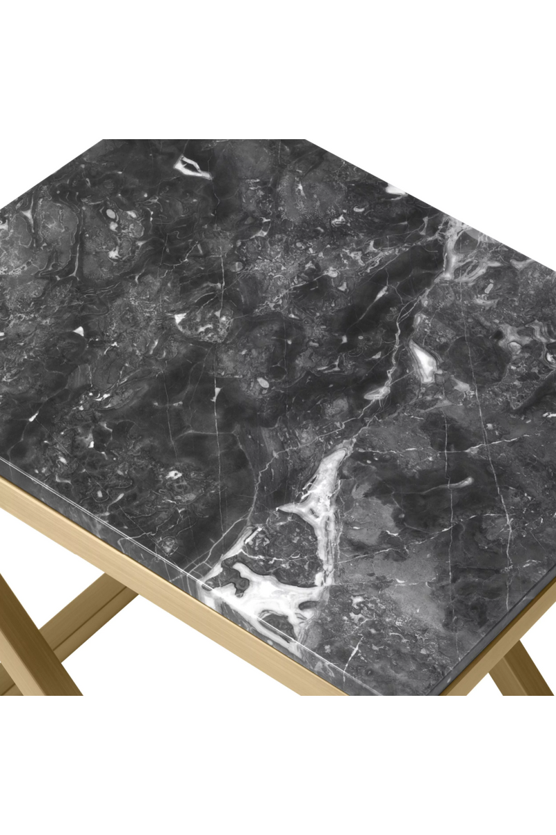 Contemporary Marble Side Table | Eichholtz Criss Cross | Oroatrade.com