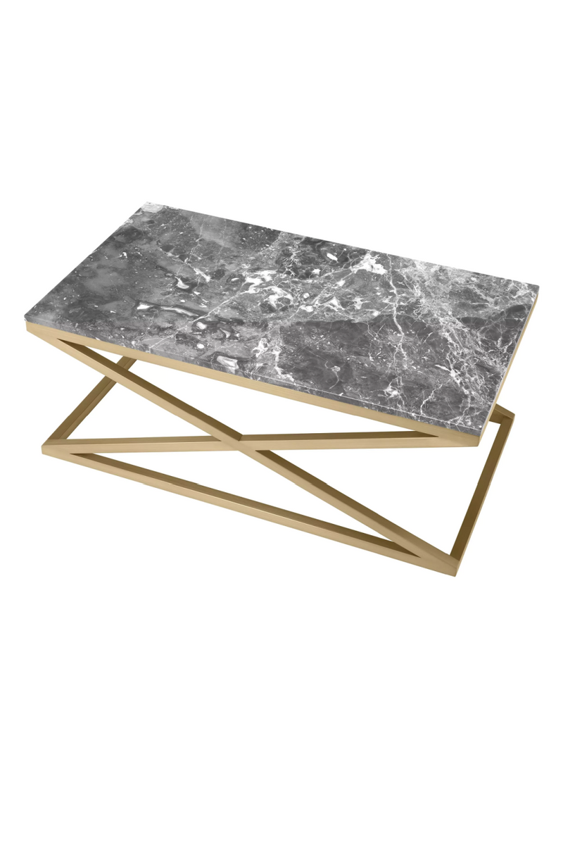 Rectangular Marble Coffee Table | Eichholtz Criss Cross | Oroatrade.com