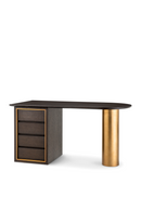 Brown Oak Contemporary Desk | Eichholtz Del Rio | Oroatrade.com