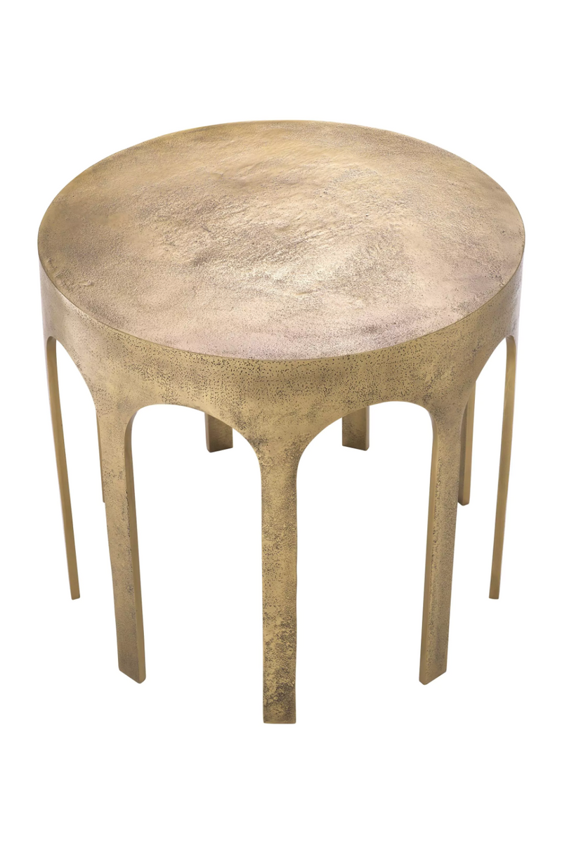 Vintage Brass Side Table | Eichholtz Gardini | Oroatrade.com