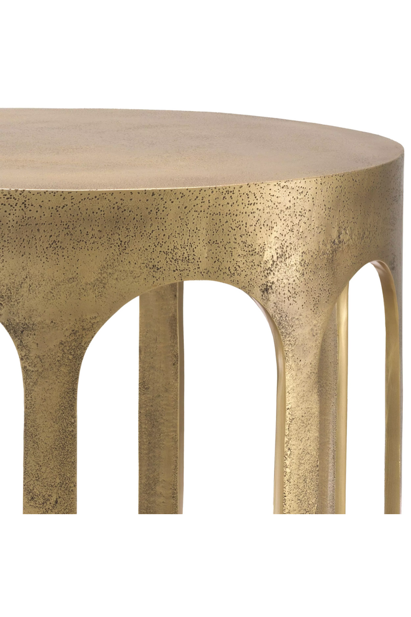 Vintage Brass Side Table | Eichholtz Gardini | Oroatrade.com