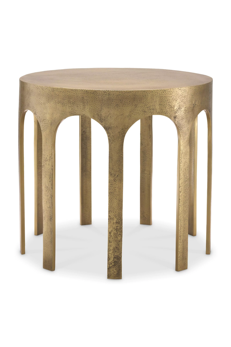 Vintage Brass Side Table | Eichholtz Gardini | Oroatrade.com