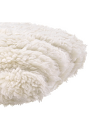White Hand-Tufted Wool Cushion | Eichholtz Andres | Oroatrade.com