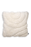 White Hand-Tufted Wool Cushion | Eichholtz Andres | Oroatrade.com