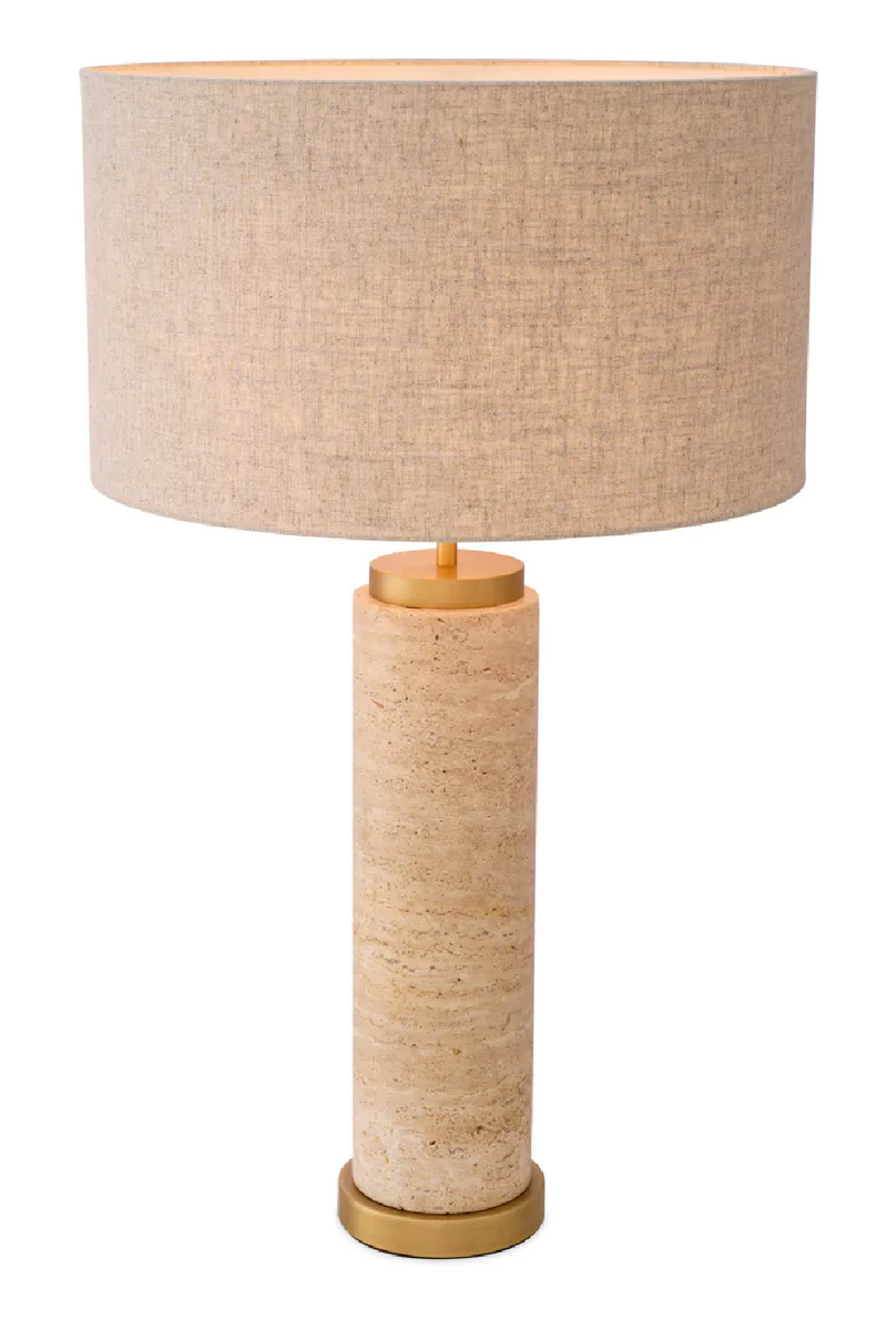 Beige Drum Table Lamp | Eichholtz Lxry | Oroatrade.com