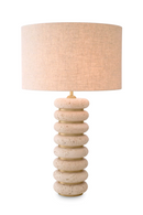 Sculptural Travertine Table Lamp | Eichholtz Baron | Oroatrade.com