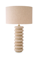 Sculptural Travertine Table Lamp | Eichholtz Baron | Oroatrade.com