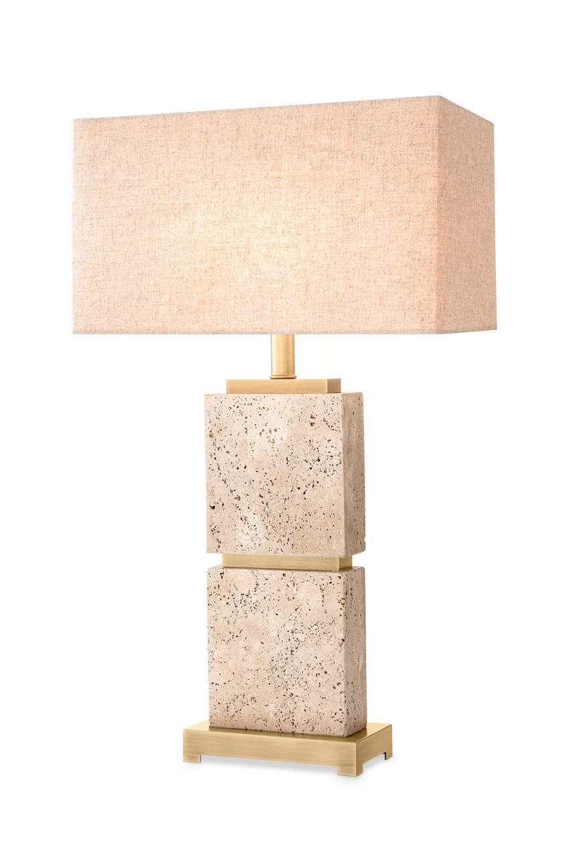 Modern Travertine Table Lamp | Eichholtz Newton | Oroatrade.com