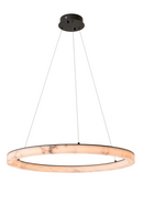 Round Alabaster Chandelier | Eichholtz Gallen | Oroatrade.com