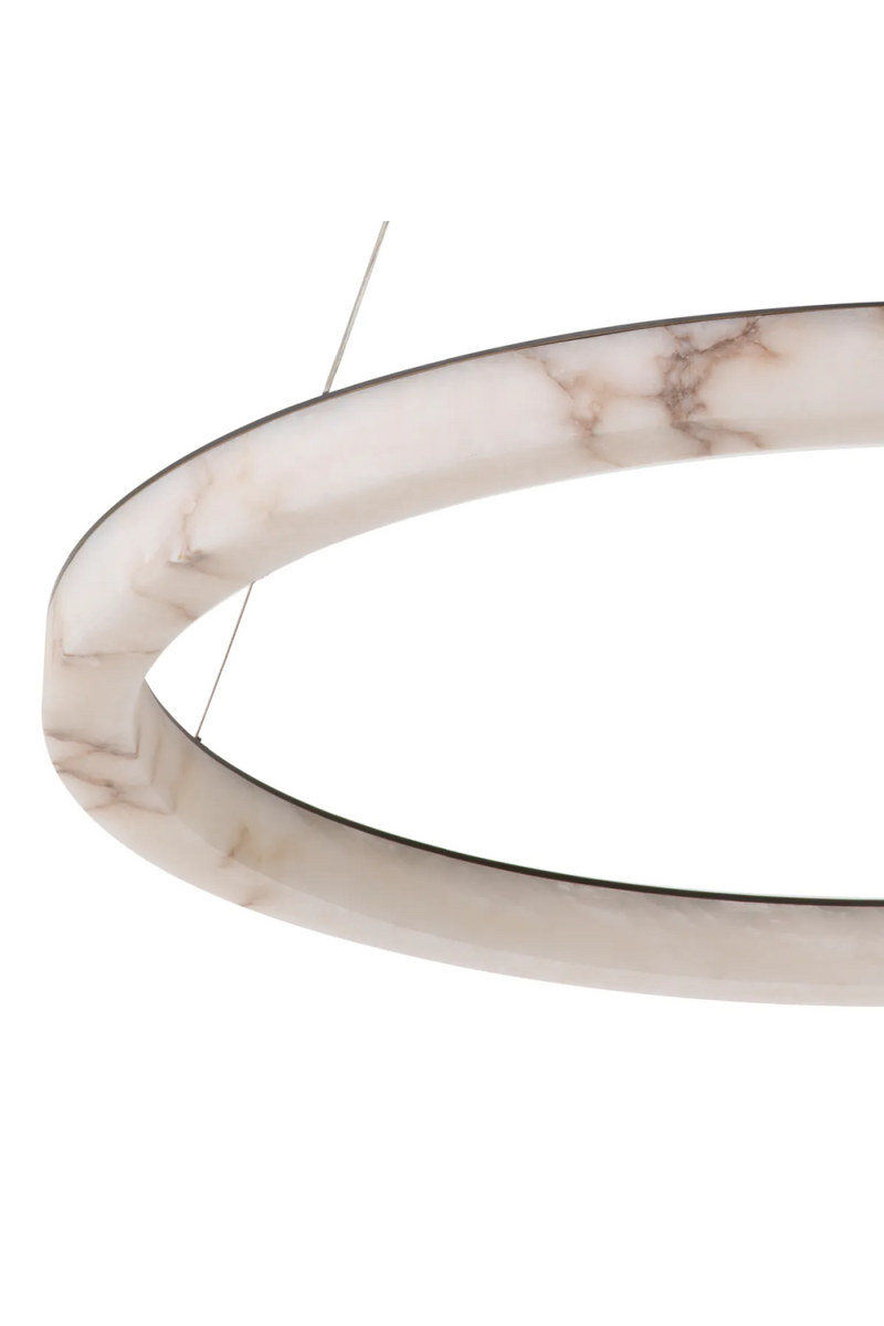 Round Alabaster Chandelier | Eichholtz Gallen | Oroatrade.com