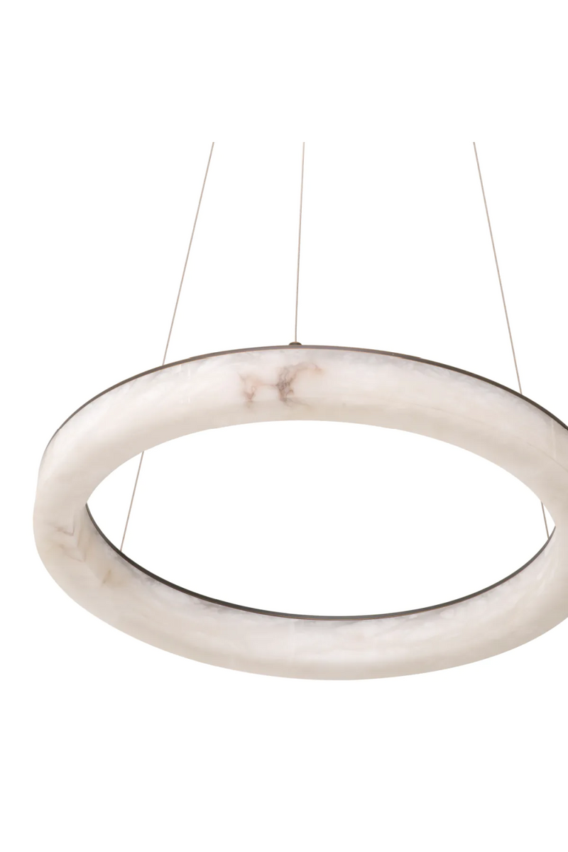 Round Alabaster Chandelier | Eichholtz Gallen | Oroatrade.com