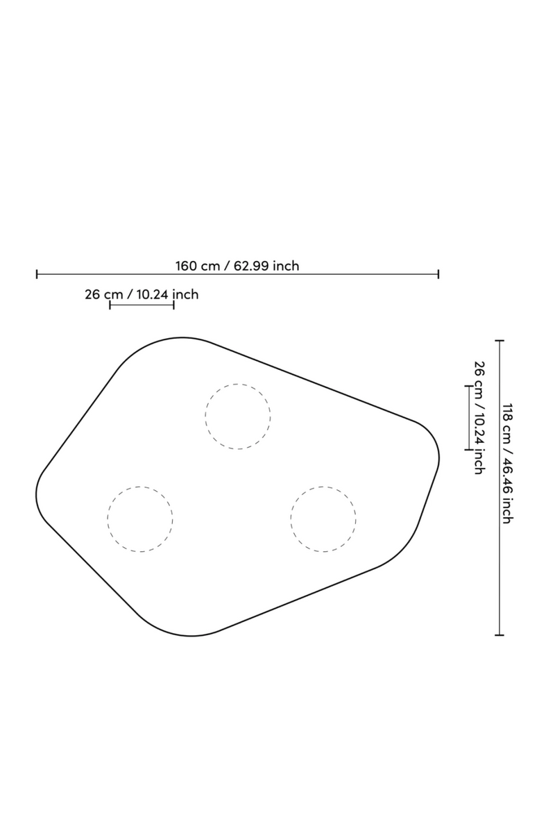 White Free Form Coffee Table | Eichholtz Matiz | Oroatrade.com