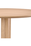 Round Oak Pedestal Dining Table | Eichholtz Astro | Oroatrade.com