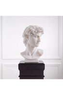 White Marble Head Sculpture | Eichholtz David | Oroatrade.com