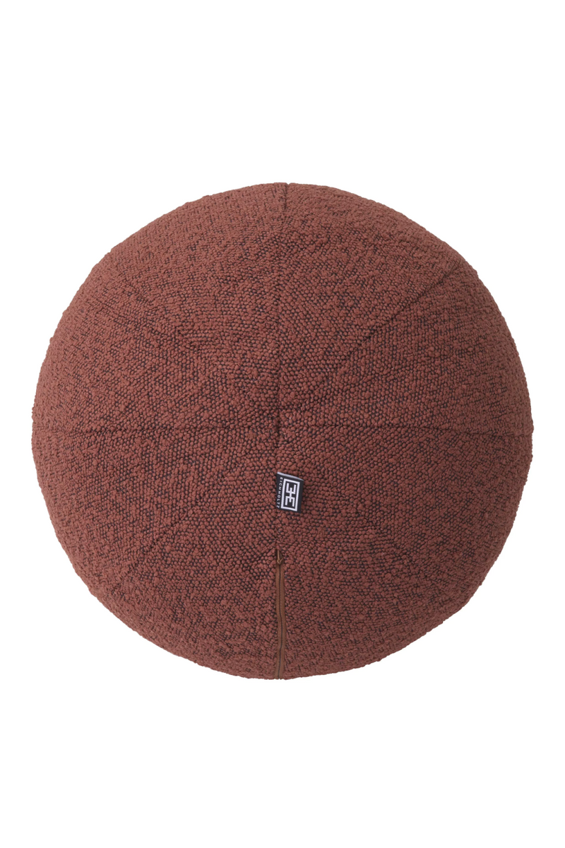 Red Boucle Sphere Cushion | Eichholtz Palla | Oroatrade.com