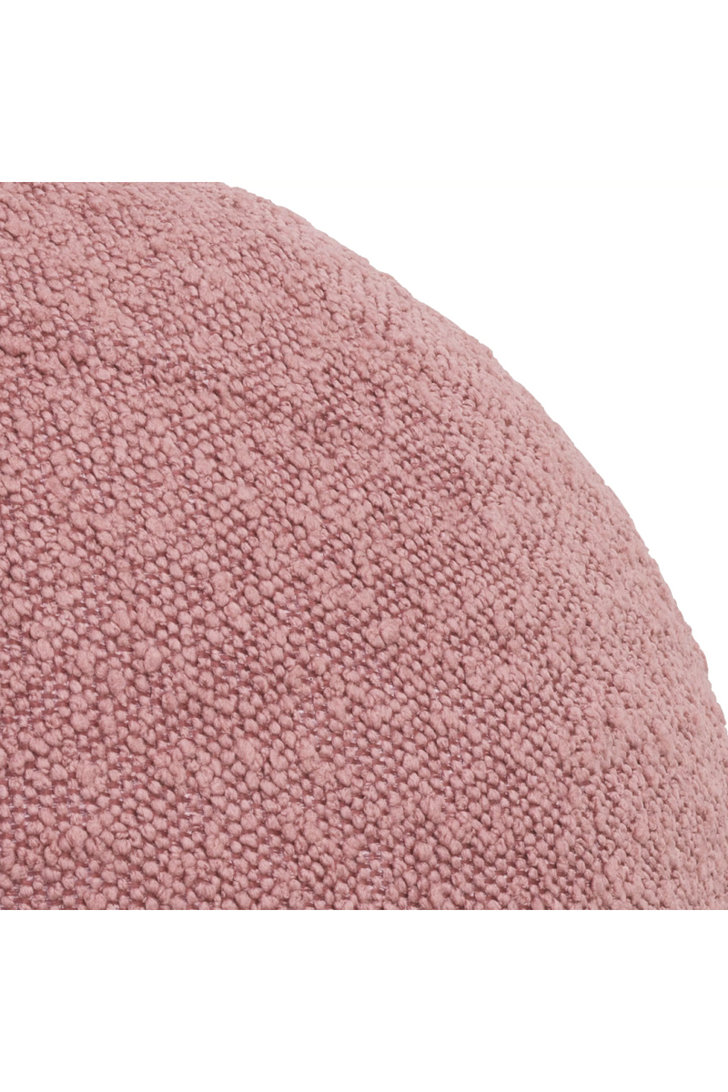 Pink Bouclé Sphere Cushion | Eichholtz Palla | Oroatrade.com