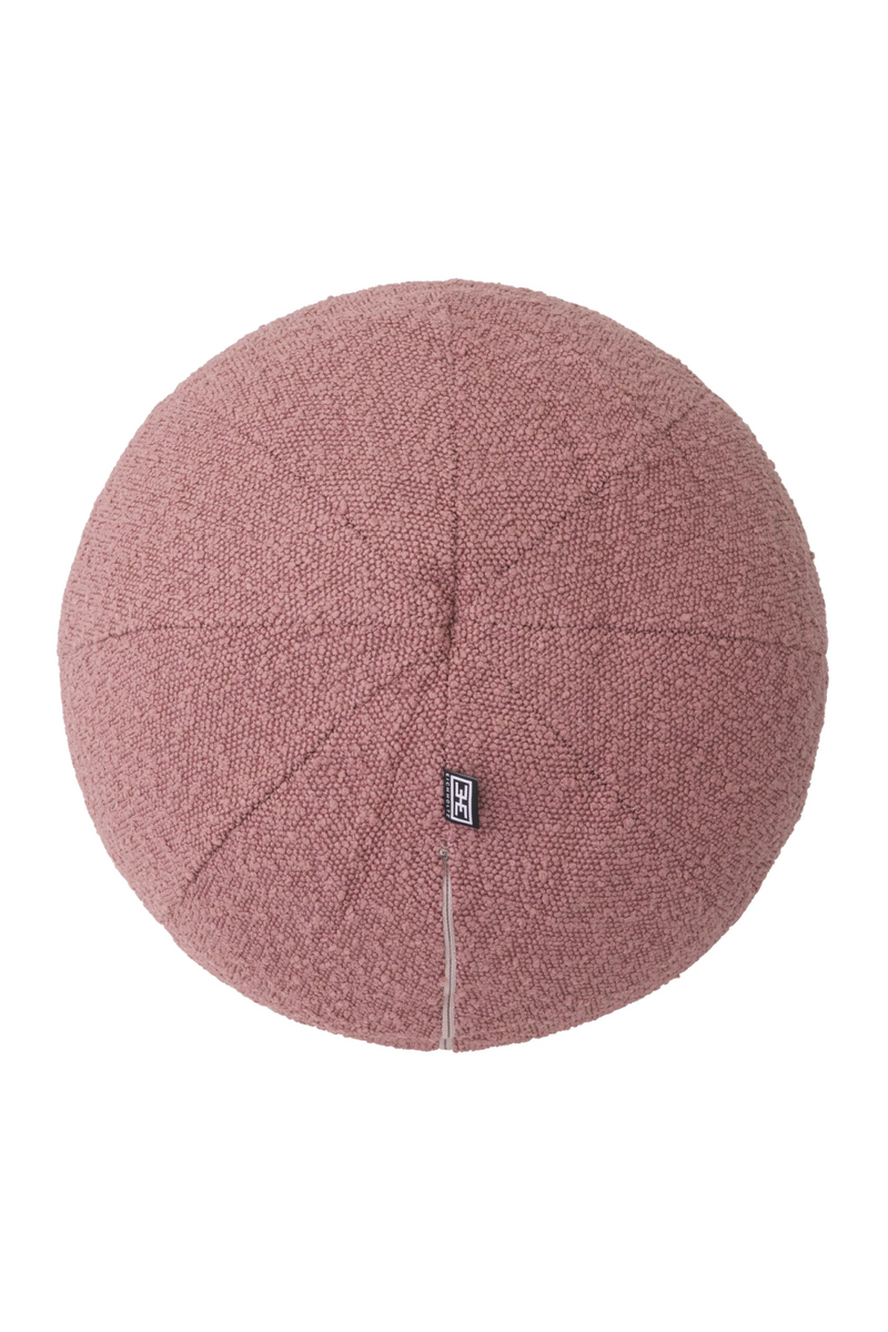 Pink Bouclé Sphere Cushion | Eichholtz Palla | Oroatrade.com