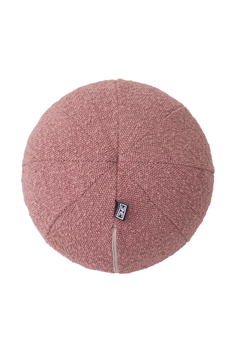Pink Bouclé Sphere Cushion | Eichholtz Palla | Oroatrade.com