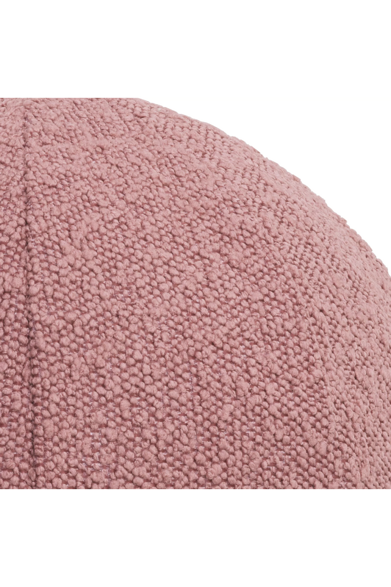 Pink Bouclé Sphere Cushion | Eichholtz Palla | Oroatrade.com