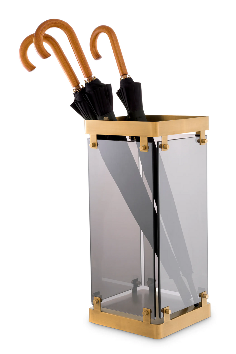 Smoke Glass Umbrella Stand | Eichholtz Heston | Oroatrade.com