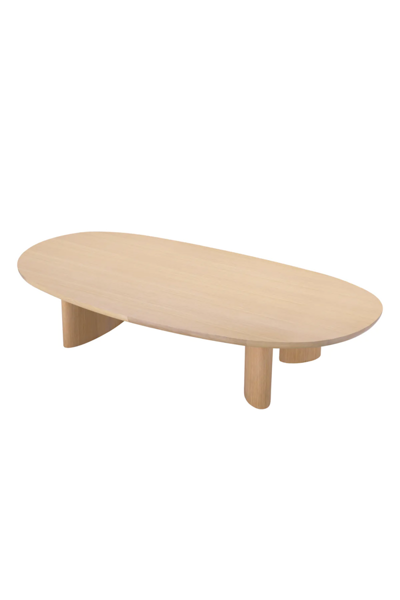 Scandi Oak Oval Coffee Table | Eichholtz Lindner | Oroatrade.com